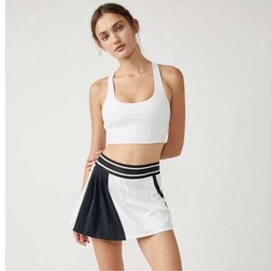NWT FP MOVEMENT WOMEN'S ROUND ROBBIN SKORT BLACK WHITE SIZE SMALL ♦️